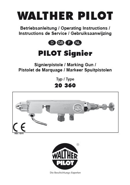 PILOT Signier-K User Manual PDF Download